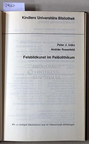 Image du vendeur pour Felsbildkunst im Palolithikum. [= Kindlers Universitts Bibliothek] mis en vente par Antiquariat hinter der Stadtmauer