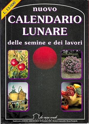 Immagine del venditore per Calendario lunare delle semine e dei lavori venduto da Libreria Oltre il Catalogo