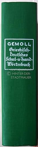 Bild des Verkäufers für Griechisch-Deutsches Schul- und Sprachwörterbuch. zum Verkauf von Antiquariat hinter der Stadtmauer