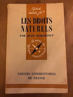 Image du vendeur pour Les droits naturels mis en vente par Dmons et Merveilles