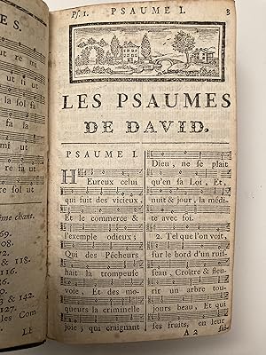 Les Psaumes de David, Mis en vers françois; & les Cantiques sacrés, revus & approuvés par les Pas...