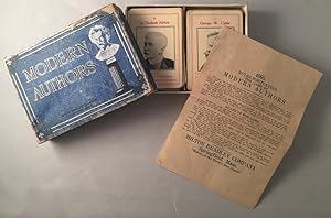 Image du vendeur pour The Game of Modern Authors (Circa 1920); IN ORIGINAL BOX mis en vente par Back in Time Rare Books, ABAA, FABA
