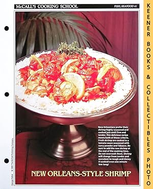 McCall's Cooking School Recipe Card: Fish, Seafood 41 - Shrimp Mull : Replacement McCall's Recipa...