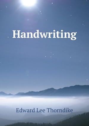 Bild des Verkufers fr Handwriting zum Verkauf von WeBuyBooks 2