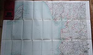 Bartholomew's 4 Miles to the Inch Road Map of England & Wales from the Ordnance Survey in Twelve ...