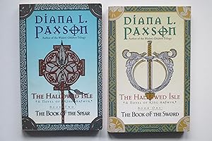 Seller image for The hallowed isle: a novel of King Arthur Book one The book of the sword, with, Book two The book of the spear (2 paperbacks) for sale by Aucott & Thomas