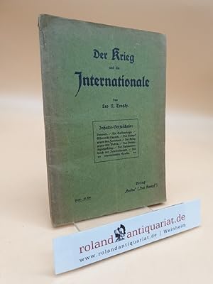 Der Krieg und die Internationale