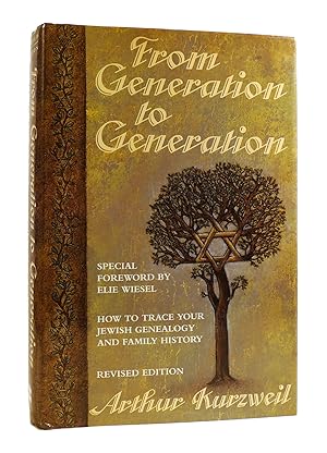 Imagen del vendedor de FROM GENERATION TO GENERATION How to Trace Your Jewish Genealogy and Family History a la venta por Rare Book Cellar