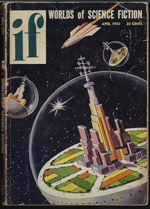 Imagen del vendedor de IF Worlds of Science Fiction: April, Apr. 1954 ("The Golden Man") a la venta por Books from the Crypt