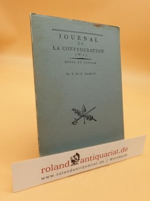 Journal de la confederation (No. 1). Appel au peuple (1790). (EDHIS, Editions d'Histoire Sociale,...