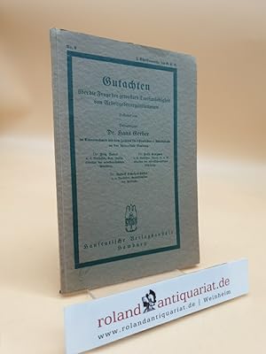 Image du vendeur pour Gutachten ber die Frage der gewollten Tarifunfhigkeit von Arbeitgeberorganisationen. mis en vente par Roland Antiquariat UG haftungsbeschrnkt