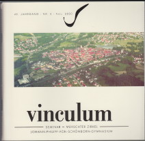 Vinculum Seminar Mürschter Zirkel Johann-Philipp-Von-Schönborn-Gymnasium. Studienseminar St. Jose...