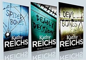 Seller image for KATHY REICHS COLLECTION Box Set * Three suspenseful thriller novels from the Sunday Times bestselling author * Titles included: 1) Spider Bones 2) Deadly Decisions 3) Devil Bones (Brand New, Sealed Box) (RRP: £23.97) for sale by WeBuyBooks