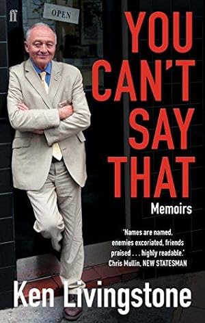 Image du vendeur pour You Can't Say That: Memoirs mis en vente par WeBuyBooks