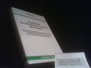 Bild des Verkufers fr Repetitorium fr Heilpraktiker-Anwrter aller Schulen : e. Frage- u. Antwortkatalog als Wiederholungs- u. Auffrischungshilfe d. Wissensstoffes zur Vorbereitung auf d. Heilpraktikerberprfung sowie e. Nachschlagewerk fr Therapeuten u. Dozenten. zum Verkauf von Der Buchecker