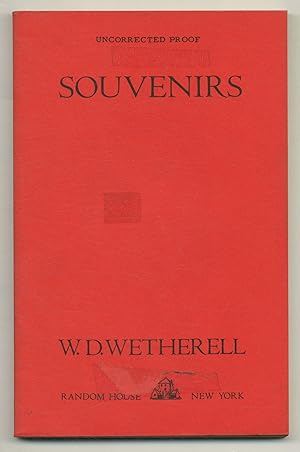Seller image for Souvenirs for sale by Between the Covers-Rare Books, Inc. ABAA