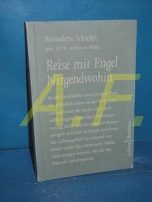 Bild des Verkufers fr Reise mit Engel nirgendwohin : Erzhlung zum Verkauf von Antiquarische Fundgrube e.U.