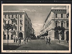 Ansichtskarte Tripoli, Corso Vittorio Emanuele III.