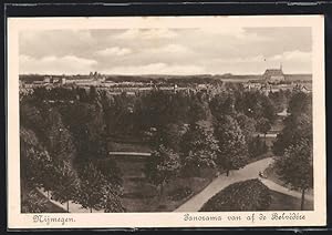 Ansichtskarte Nijmegen, Panorama von de de Belvedere