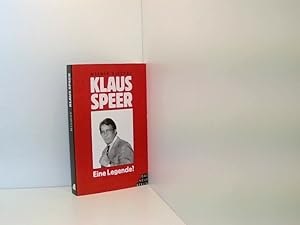 Bild des Verkufers fr Klaus Speer, Eine Legende? eine Legende? zum Verkauf von Book Broker