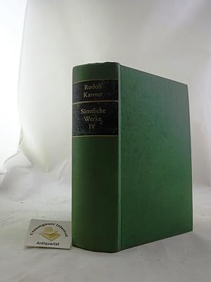 Sämtliche Werke. Im Auftrag der Rudolf Kassner Gesellschaft herausgegeben von Ernst Zinn und Klau...