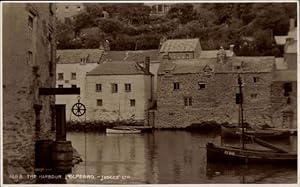 Ansichtskarte / Postkarte Polperro Cornwall, Hafen