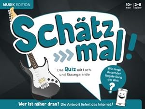 Bild des Verkufers fr Schtz mal! Musik Edition : Das Quiz mit Lach- und Staungarantie I Ab 10 Jahre I 2-8 Spieler I Spiele-Block zum Verkauf von Smartbuy