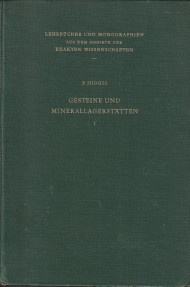 Bild des Verkufers fr Gesteine und Minerallagersttten Erster Band zum Verkauf von Antiquariaat Parnassos vof