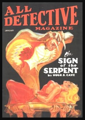 Image du vendeur pour ALL DETECTIVE MAGAZINE - Volume 9, number 27 - January1935 mis en vente par W. Fraser Sandercombe