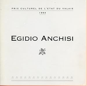 Prix culturel de l'état du Valais 1994 Egidio Anchisi botaniste