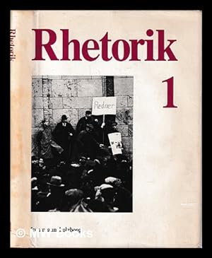 Immagine del venditore per Rhetorik : ein internationales Jahrbuch. Band 1 venduto da MW Books Ltd.