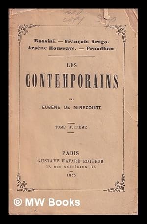 Image du vendeur pour Les Contemporains. Rossini mis en vente par MW Books Ltd.