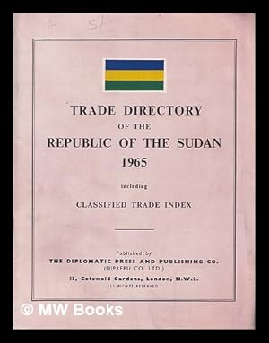 Seller image for Trade directory of the Republic of the Sudan 1965 for sale by MW Books Ltd.