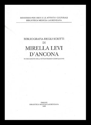 Bild des Verkufers fr Bibliografia degli scritti di Mirella Levi D'Ancona : in occasione dell'ottantesimo compleanno / a cura di Angela Dillon Bussi ; con la collaborazione di Anna Rita Fantoni zum Verkauf von MW Books Ltd.