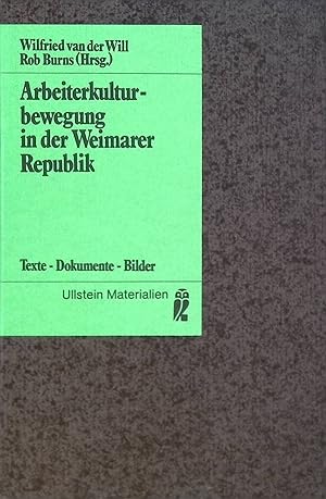 Seller image for Arbeiterkulturbewegung in der Weimarer Republik. (Nr.35142) for sale by books4less (Versandantiquariat Petra Gros GmbH & Co. KG)