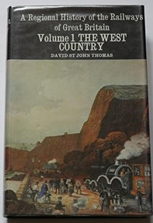 Bild des Verkufers fr The West Country (v. 1) (Regional railway history series) zum Verkauf von WeBuyBooks