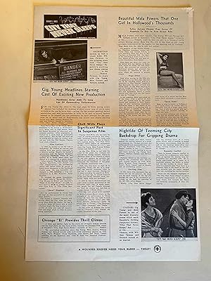 Seller image for City That Never Sleeps Pressbook 1953 Gig Young, Mala Powers for sale by AcornBooksNH