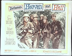 Image du vendeur pour Between Heaven and Hell Lobby Card #4 1956 Robert Wagner, Buddy Ebsen! mis en vente par AcornBooksNH