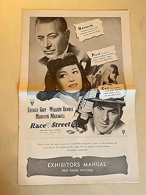 Seller image for Race Street Pressbook 1948 George Raft, William Bendix, Marilyn Maxwell, Rare! for sale by AcornBooksNH