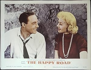 Imagen del vendedor de The Happy Road Lobby Card #2 1957 Gene Kelly, Barbara Laage! a la venta por AcornBooksNH