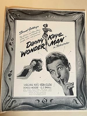 Immagine del venditore per Wonder Man Pressbook 1945 Danny Kaye, Virginia Mayo, Vera-Ellen! venduto da AcornBooksNH