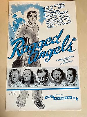 Bild des Verkufers fr Ragged Angels Pressbook 1939 Jascha Heifetz, Joel McCrea, Walter Brennan zum Verkauf von AcornBooksNH