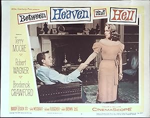 Imagen del vendedor de Between Heaven and Hell Lobby Card #7 1956 Robert Wagner, Terry Moore! a la venta por AcornBooksNH