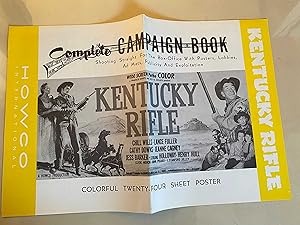 Seller image for Kentucky Rifle Pressbook 1955 Chill Wills, Lance Fuller, Cathy Downs, Jeanne Cagney! for sale by AcornBooksNH