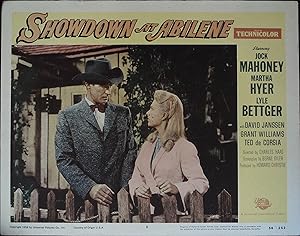 Seller image for Showdown at Abilene Lobby Card #8 1956 Jock Mahoney, Martha Hyer! for sale by AcornBooksNH