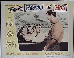 Image du vendeur pour Between Heaven and Hell Lobby Card #3 1956 Robert Wagner, Terry Moore! mis en vente par AcornBooksNH