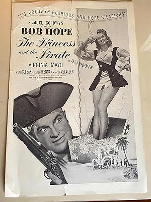 Imagen del vendedor de The Princess and the Pirate Pressbook 1944 Bob Hope, Virginia Mayo! a la venta por AcornBooksNH