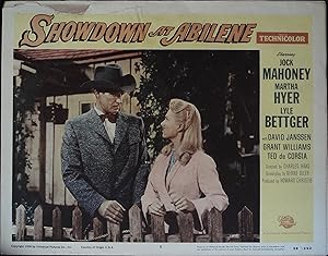 Imagen del vendedor de Showdown at Abilene Lobby Card #8 1956 Jock Mahoney, Martha Hyer! a la venta por AcornBooksNH