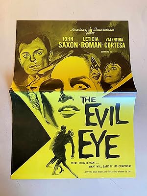 Seller image for The Evil Eye Pressbook 1963 John Saxon, Letcia Romn for sale by AcornBooksNH