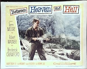 Imagen del vendedor de Between Heaven and Hell Lobby Card #2 1956 Robert Wagner! a la venta por AcornBooksNH